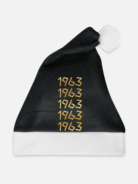 Freizeit 1963 - Weihnachtsmütze - Schwarz/Weiß
