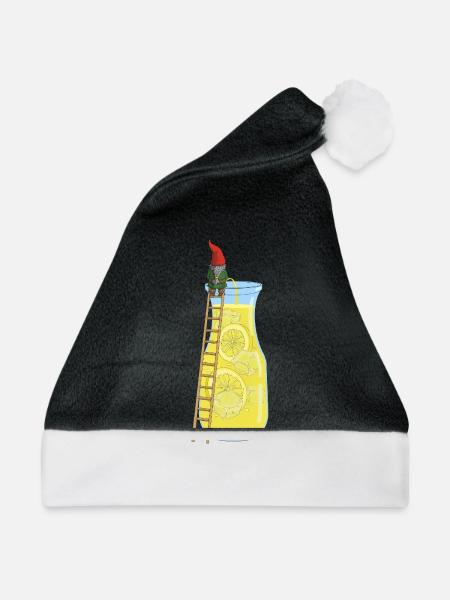 Limozwerg - Weihnachtsmütze - Schwarz/Weiß