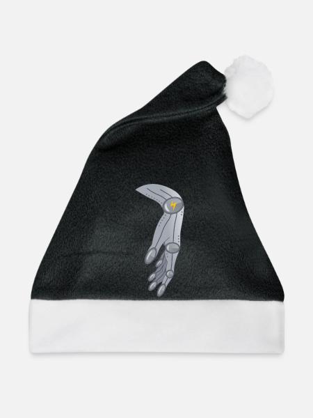 Alien Robotik Hand Geschenk - Weihnachtsmütze - Schwarz/Weiß
