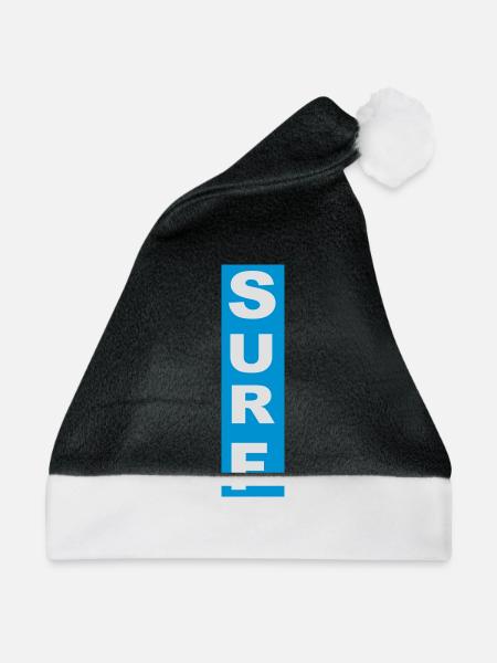 Surf - Weihnachtsmütze - Schwarz/Weiß