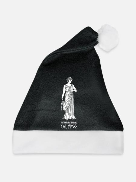Calypso (weiß) - Weihnachtsmütze - Schwarz/Weiß - Vorne