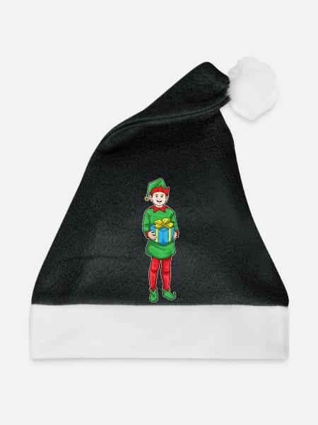 Elf Weihnachten Paket - Weihnachtsmütze - Schwarz/Weiß
