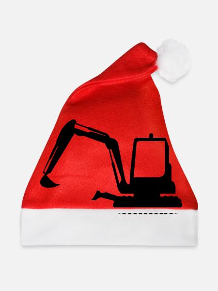 Bagger - Weihnachtsmütze - Rot