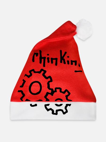 thinking - Weihnachtsmütze - Rot