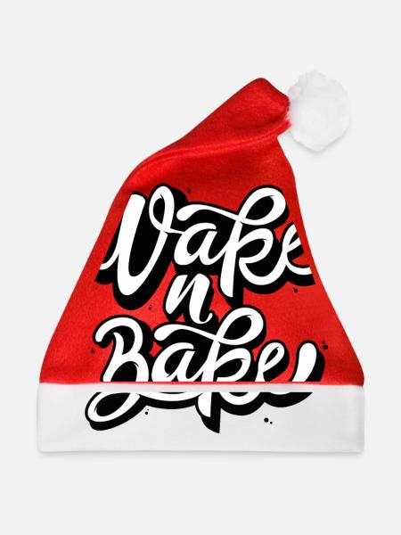 Wake n Bake - Weihnachtsmütze - Rot