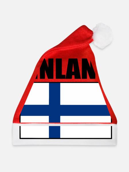 Finnland - Weihnachtsmütze - Rot