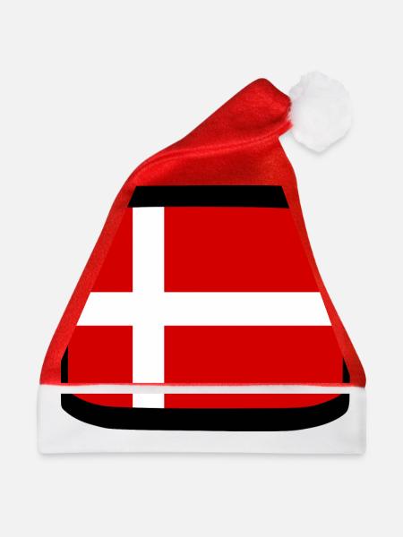 Dänemark - Weihnachtsmütze - Rot