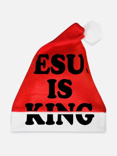 Jesus is king - Weihnachtsmütze - Rot
