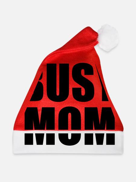 Busy mom - Weihnachtsmütze - Rot