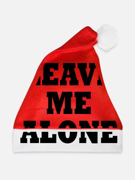 Leave me alone - Weihnachtsmütze - Rot