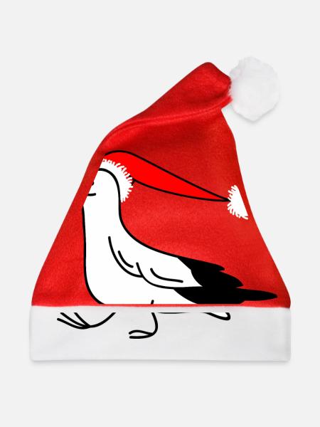 Weihnachtsmöwe - Weihnachtsmütze - Rot