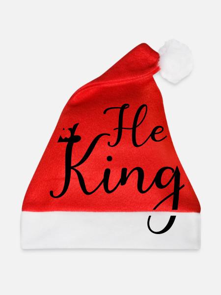 her king - Weihnachtsmütze - Rot