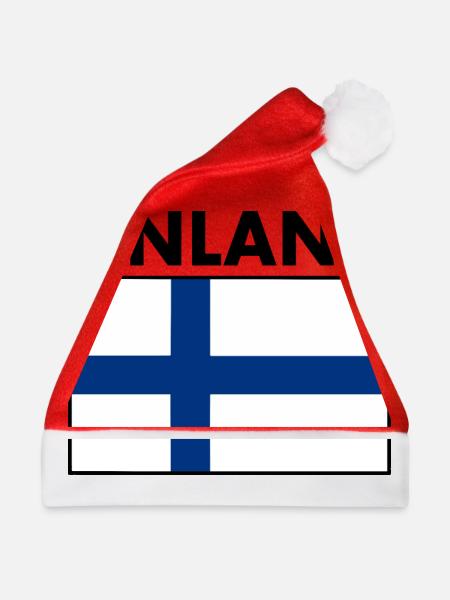 Finnland - Weihnachtsmütze - Rot