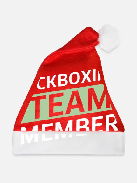 Kickboxing Team - Weihnachtsmütze - Rot