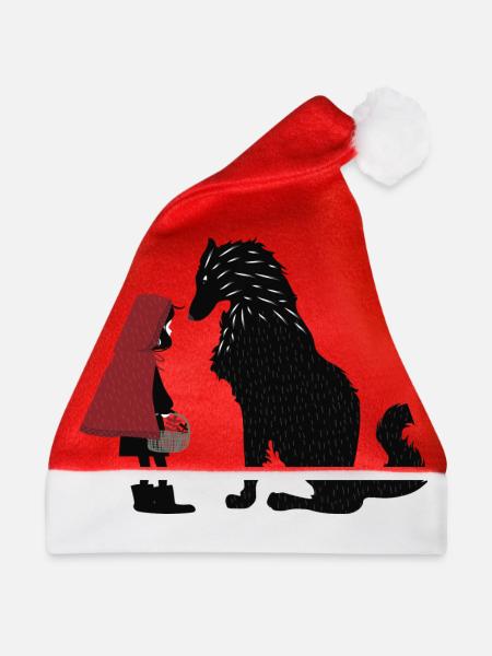 Rotkäppchen und der böse Wolf - Weihnachtsmütze - Rot