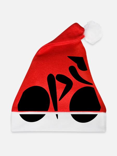 Rennradfahrern - Weihnachtsmütze - Rot