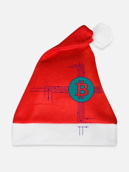 Die Blockchain Drähte - Weihnachtsmütze - Rot