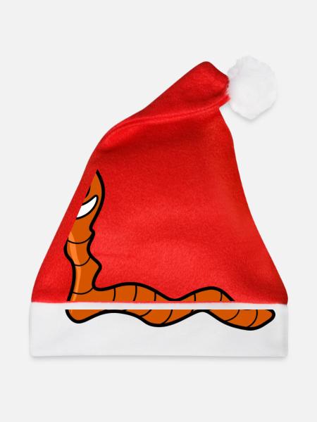 raup 45 - Weihnachtsmütze - Rot - Vorne