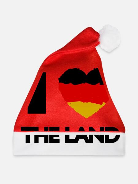 Ich liebe Deutschland - Weihnachtsmütze - Rot
