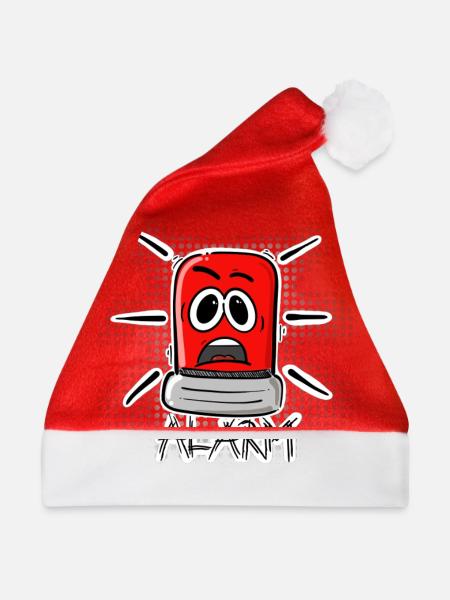 Alarm2 - Weihnachtsmütze - Rot