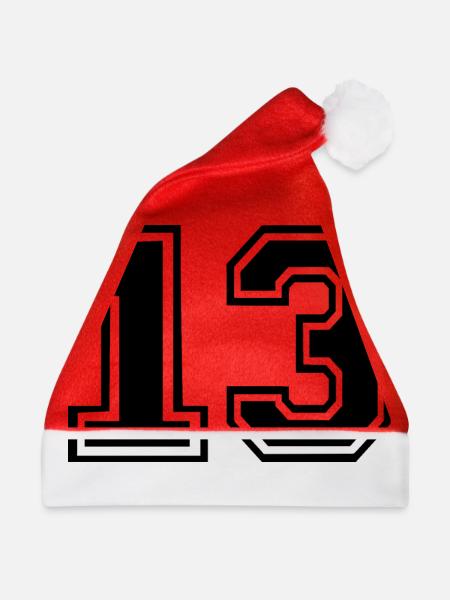 13 - Weihnachtsmütze - Rot
