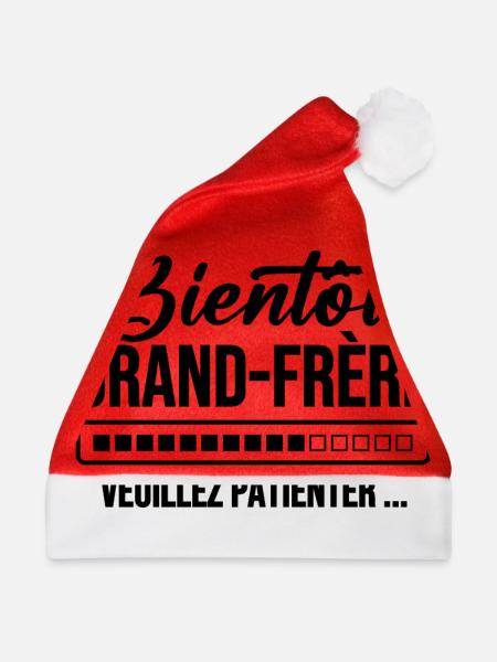 Bald großer Bruder, bitte warten - Weihnachtsmütze - Rot