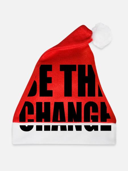 be the change - Weihnachtsmütze - Rot