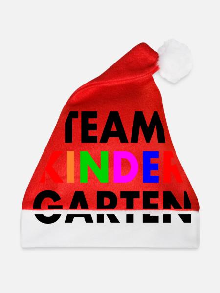 Team kindergarten - Weihnachtsmütze - Rot