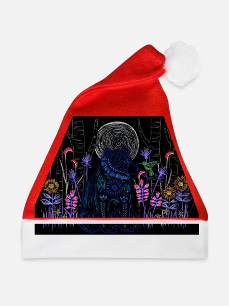 Geisterbär - Weihnachtsmütze - Rot