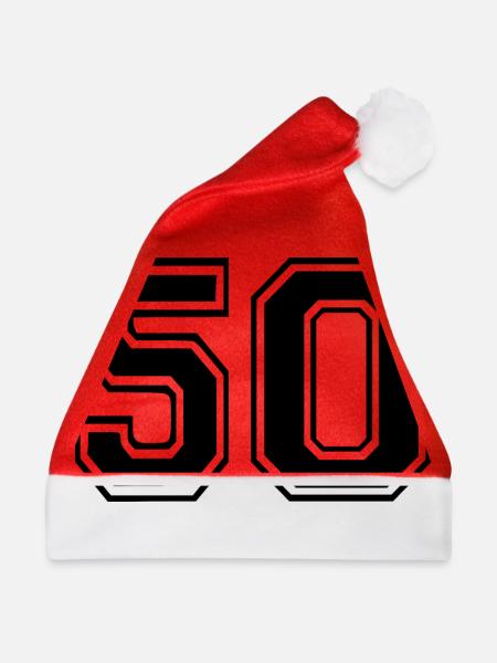 50 - Weihnachtsmütze - Rot