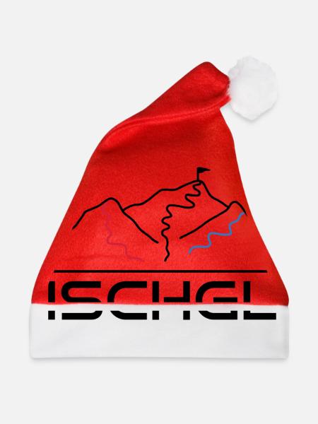 Wintersport Skipiste Ischgl - Weihnachtsmütze - Rot - Vorne