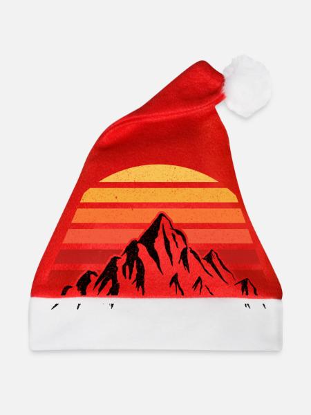 Rising Sun - Weihnachtsmütze - Rot