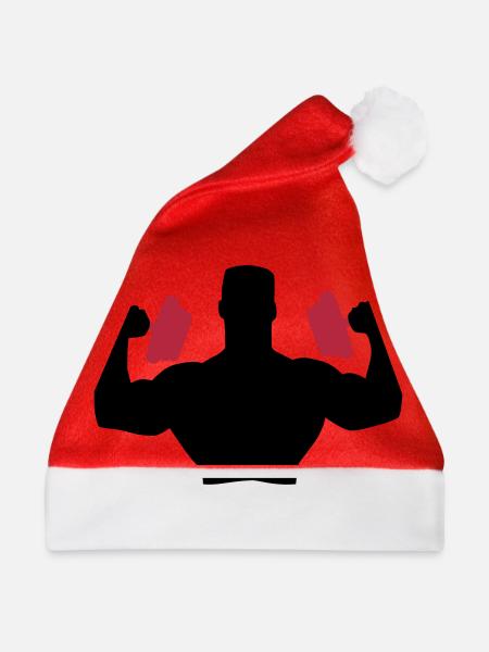 Muscle Man Training - Weihnachtsmütze - Rot