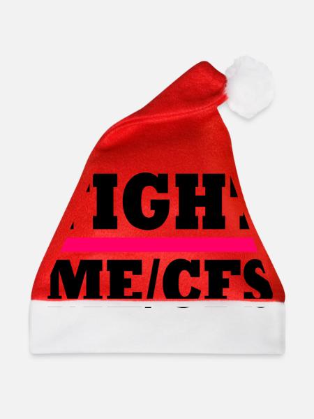 Me/cfs - fight me/cfs - Weihnachtsmütze - Rot