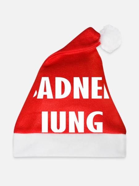 Badner Jung - Weihnachtsmütze - Rot - Vorne