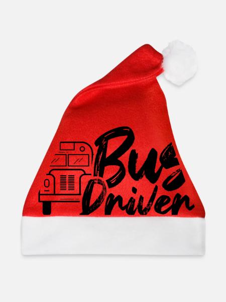 Busfahrer Bus Beruf Buslenker - Weihnachtsmütze - Rot