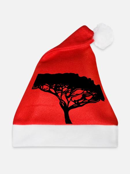 Wunderschöner Baum des Lebens - Weihnachtsmütze - Rot