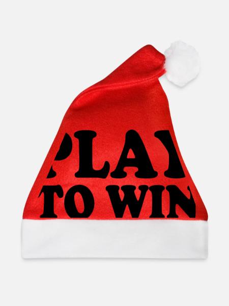 Play to win - Weihnachtsmütze - Rot