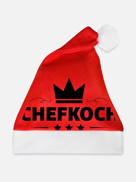 Chefkoch Kochen - Weihnachtsmütze - Rot