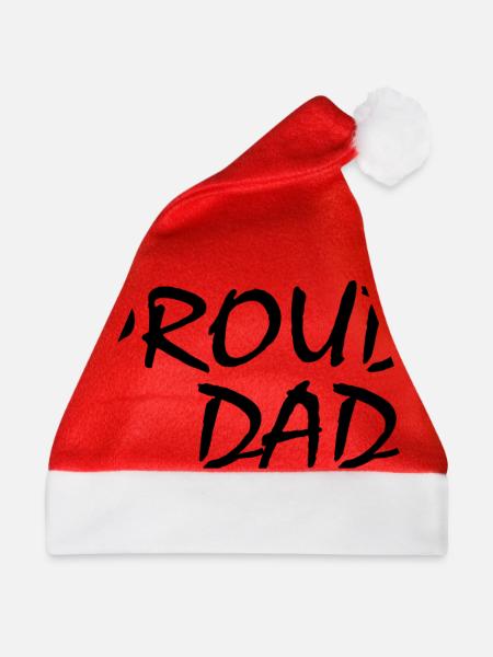 Proud dad - Weihnachtsmütze - Rot