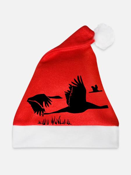 Vogelschwarm - Weihnachtsmütze - Rot
