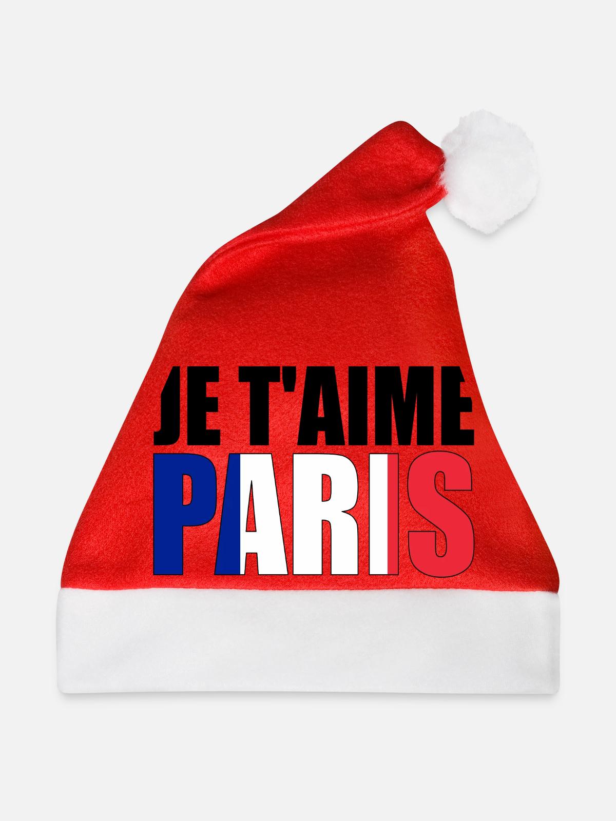 PARIS - Weihnachtsmütze - Rot - Vorne