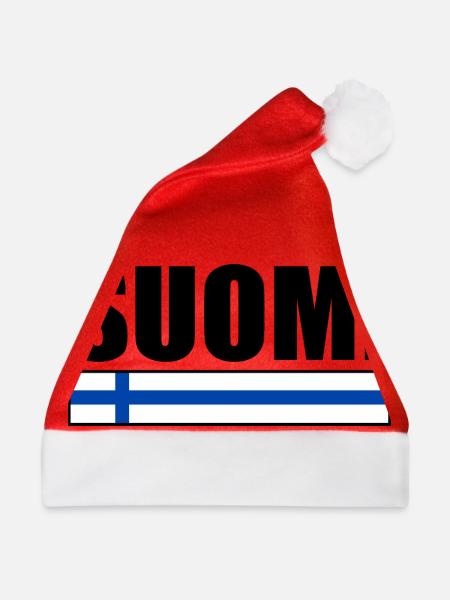 Finnland - Weihnachtsmütze - Rot