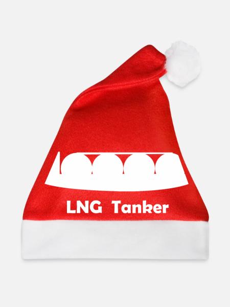 Der LNG Tanker - Weihnachtsmütze - Rot - Vorne