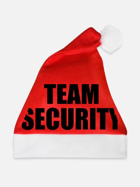 Team security - Weihnachtsmütze - Rot