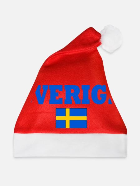 Sverige - Weihnachtsmütze - Rot