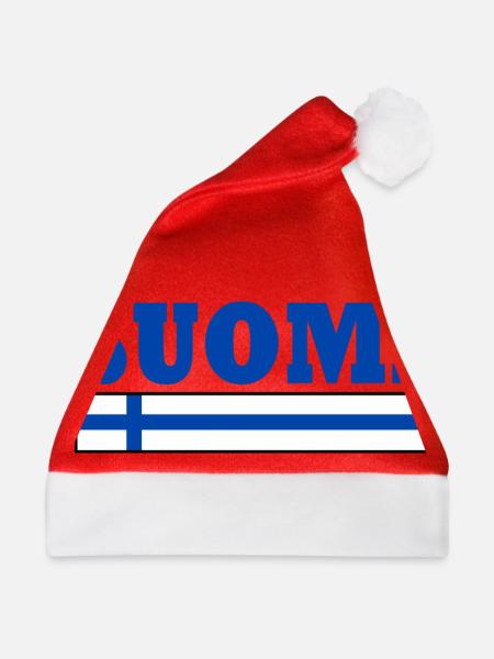 Finnland - Weihnachtsmütze - Rot
