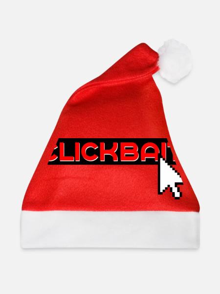 internet clickbat - Weihnachtsmütze - Rot