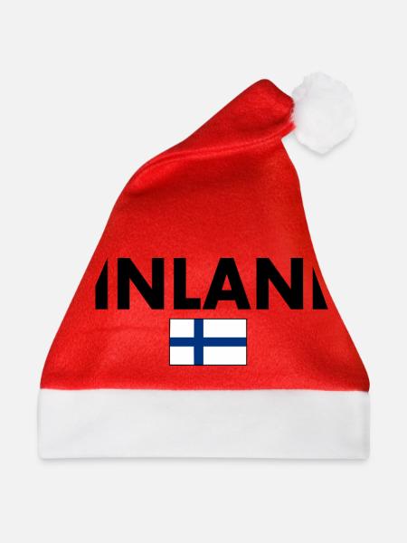 Finnland - Weihnachtsmütze - Rot