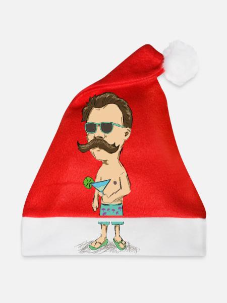 Nietzsche - Weihnachtsmütze - Rot